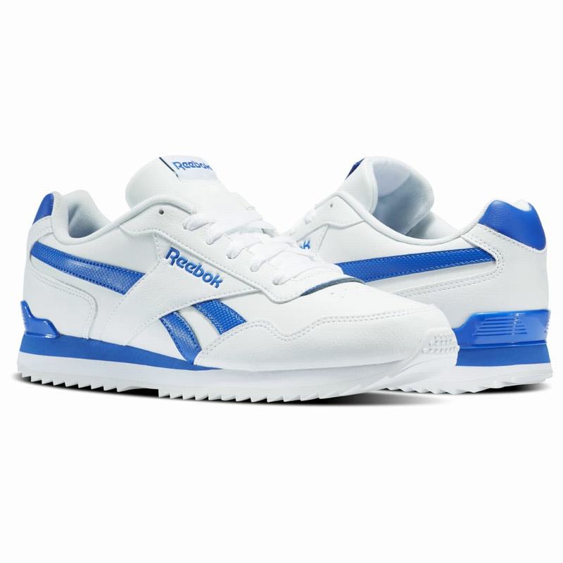 Tenisi Reebok Royal Glide Dama Albi/Albastri Romania FH8060QG